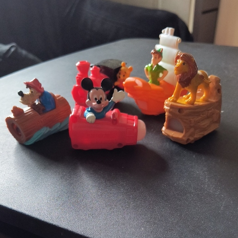 1995 Set of 5 McDonald's Happy Meal Disneyland 40th Anniversary Toys